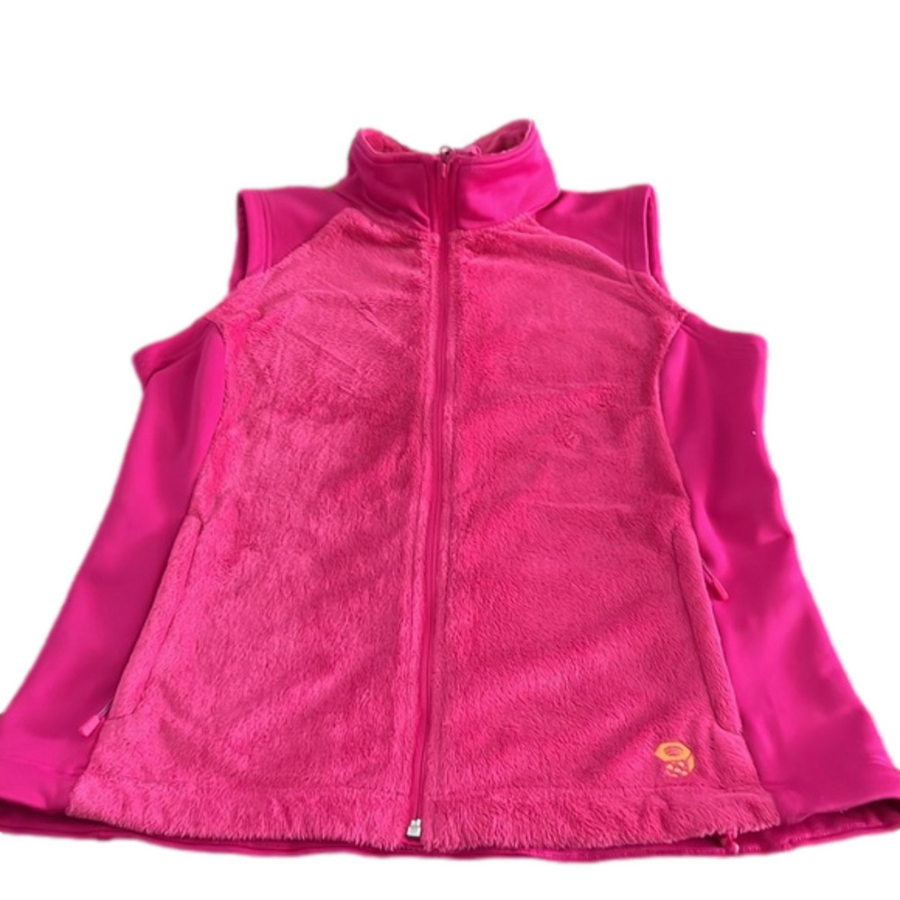 Mountain Hardwear fleece vest, pink, size large